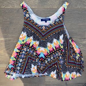 Ocean Drive colorful flowy top